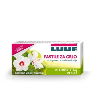 Luuf pastile za grlo z okusom bezga, 20 pastil