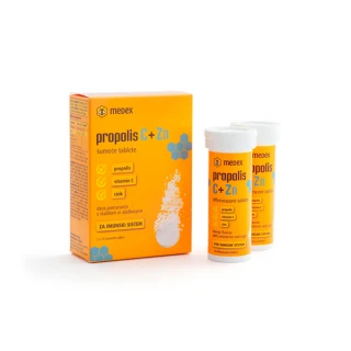 Propolis C + Zn, šumeče tablete, 20 šumečih tablet