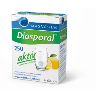 Magnesium - Diasporal 250 Aktiv šumeče tablete