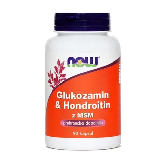 NOW Glukozamin & hondroitin MSM, 760 mg