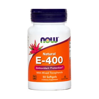 NOW Vitamin E 400 IE, mehke kapsule