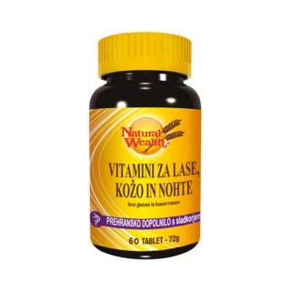 Natural Wealth Vitamini za lase, kožo in nohte, 60 tablet