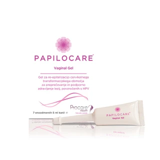 Papilocare vaginalni gel, 5 ml enoodmerna kanila, 7 kom