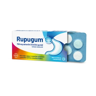 Rupugum 750 mg zdravilni žvečilni gumij