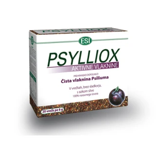 Psylliox aktivne vlaknine, 20 vrečk po 6 g