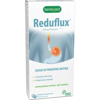 Benegast Reduflux, žvečljive tablete