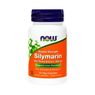 NOW Silimarin 300 mg, 50 kapsul