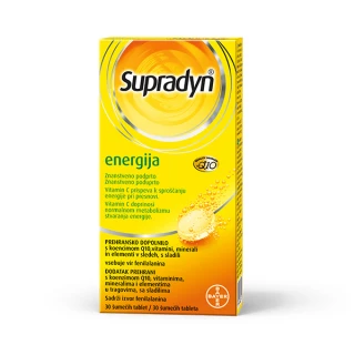 Supradyn Energija Q10, 30 šumečih tablet