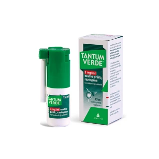 Tantum Verde 3 mg/ml oralno pršilo, 15 ml raztopina