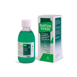 Tantum Verde 1,5 mg/ml raztopina za grgranje in izpiranje ust, 240 ml
