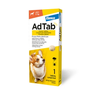 AdTab tableta za pse 5,5-11 kg, 1 tableta