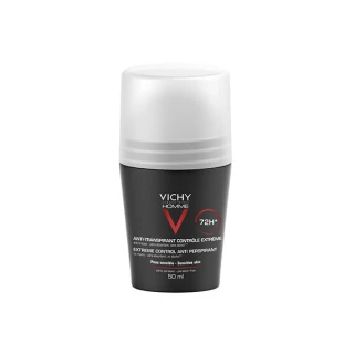 Vichy deodorant roll on antiperspirant homme 72h, 50 ml