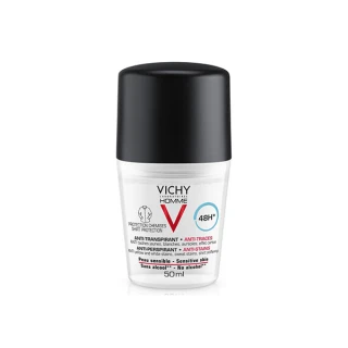 Vichy deodorant roll on antiperspirant homme 48h, 50 ml