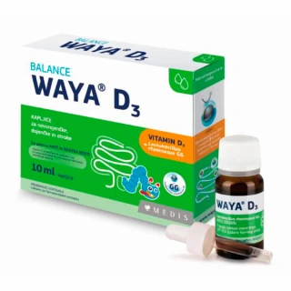 Waya D3 kapljice za novorojenčke, dojenčke in otroke