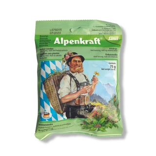 Alpenkraft zeliščni bonboni z medom, sladom in zeliščnimi izvlečki
