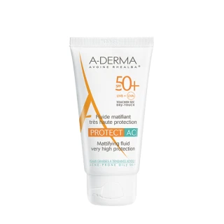 A-derma protect AC matirajoči fluid SPF50+, 40 ml