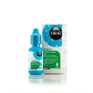 Blink contacts, kapljice za oči, 10 ml