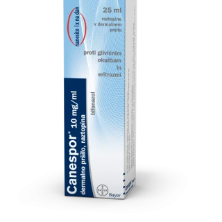 Canespor10 mg/ml dermalno pršilo, raztopina