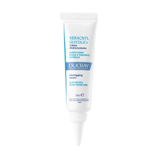 Ducray keracnyl glycolic+ krema za odpiranje por, 30 ml