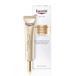 Eucerin Hyaluron-Filler+Elasticity krema za okrog oči ZF 15, 15 ml