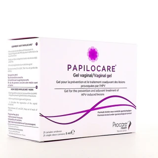 Papilocare vaginalni gel, 5 ml enoodmerna kanila, 21 kom