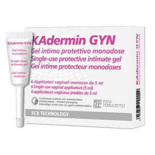 KAdermin GYN intimni gel z aplikatorjem, 6 x 5 ml
