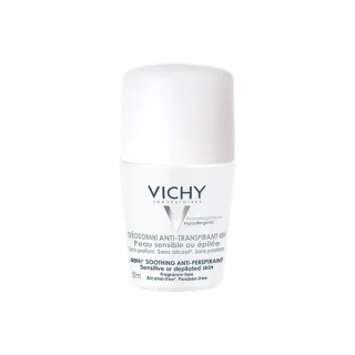 Vichy deodorant roll on za zelo občutljivo in depilirano kožo, 24 ur, 50 ml