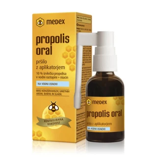 Propolis oral na vodni osnovi, pršilo z aplikatorjem, 30 ml