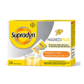 Supradyn Magnezij Plus, zrnca v vrečkah, 24 vrečk