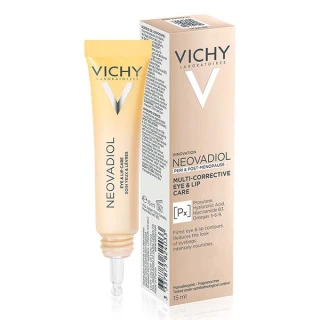 Vichy Neovadiol multikorektivna nega za področje okoli oči in ustnic v peri in postmenopavzi, 15 ml