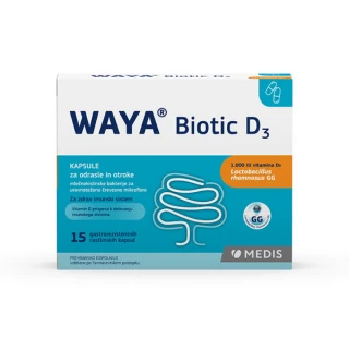 Waya Biotic D3, 15 kapsul