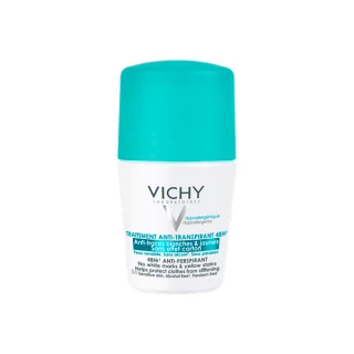 Vichy deodorant roll on brez belih sledi in rumenih madežev, 48 ur, 50 ml