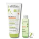 A-derma  Exomega Control emolientna krema, 200 ml tuba + darilo A-derma  Exomega Control emolientni čistilni gel 2v1, 100 ml