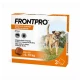 FRONTPRO 28 mg, žvečljive tablete za pse 4–10 kg, 3 tablete