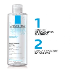 La Roche-Posay Micelarna voda Ultra za občutljivo kožo, 400 ml