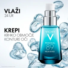 Vichy Mineral 89 nega za okoli oči, 15 ml