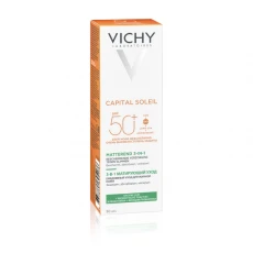 Vichy Capital Soleil matirajoča nega 3-v-1 SPF 50+, 50 ml