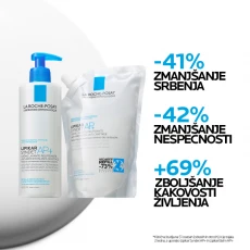 La Roche-Posay Lipikar AP+ Syndet kremni gel za  umivanje telesa refil 400 ML