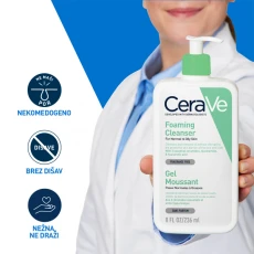CeraVe Peneči čistilni gel, 236 ml