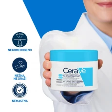 CeraVe SA krema za glajenje suhe in grobe kože, 340 ml