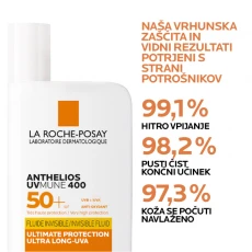 La Roche-Posay Anthelios UVMUNE 400 fluid SPF50+, 50 ml