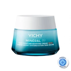 Vichy Mineral 89 bogata krema za 72-urno intenzivno vlaženje, 50 ml