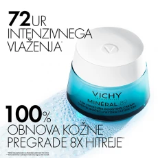 Vichy Mineral 89 bogata krema za 72-urno intenzivno vlaženje, 50 ml