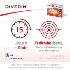 Diverin 400 mg filmsko obložene tablete