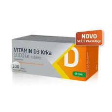 Vitamin D3 Krka 1000 i.e., 100 tablet