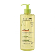 A-derma  Exomega Control emolientno čistilno olje za tuširanje, 500 ml plastenka 