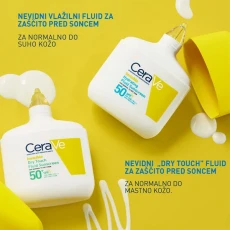 CeraVe Sun nevidni fluid F50+, 50 ml