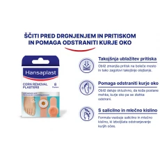 Hansaplast Obliži za kurja očesa, 8 obližev
