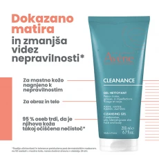 Avene Cleanance Gel za čiščenje, 200 ml