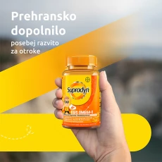 Supradyn Kids Omega-3, 60 želejčkov sadnega okusa